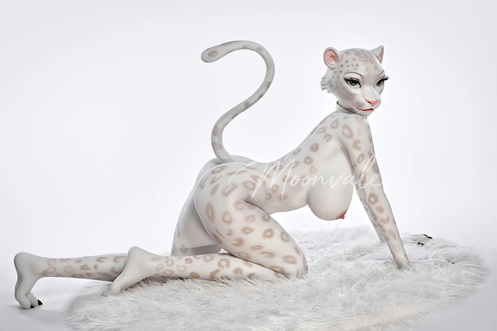 165cm (5ft5) D-Cup Realistic Furry Silicone Sex Doll Velara, Movable Jaw | Moonvale Doll